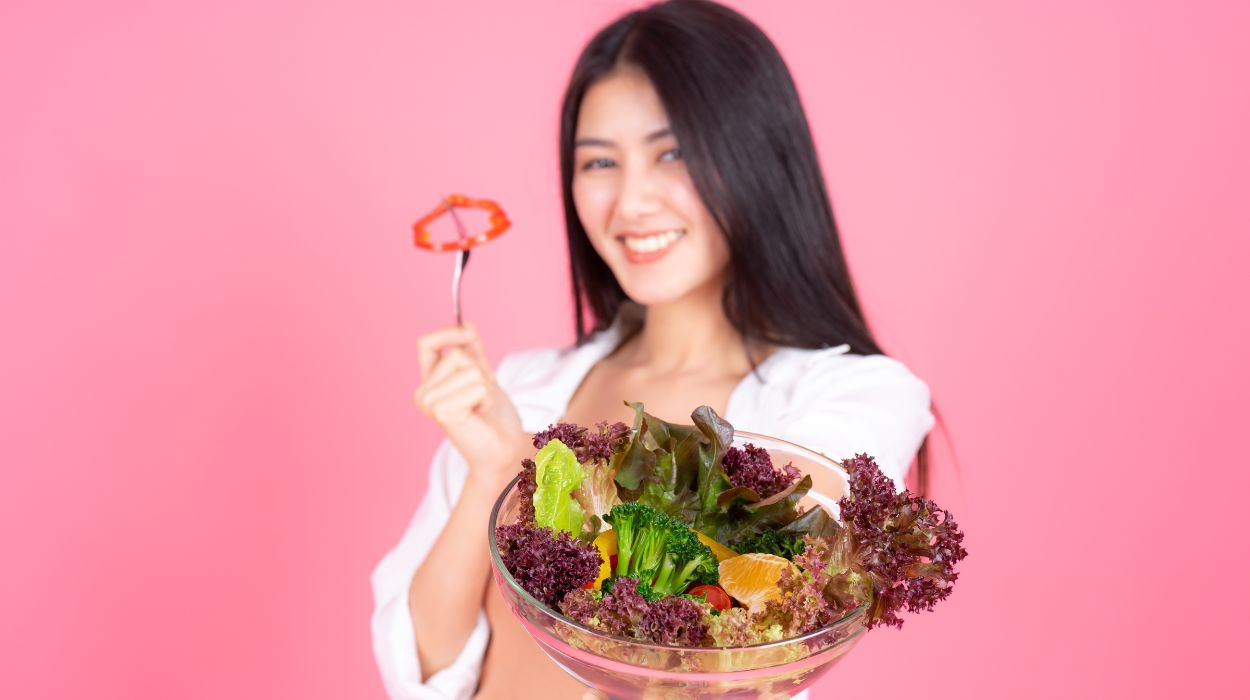 um Abnehmen sollten Sie sich auf den Verzehr von Gemüse, Vollkornprodukten, magerem Protein und gesunden Fetten konzentrieren