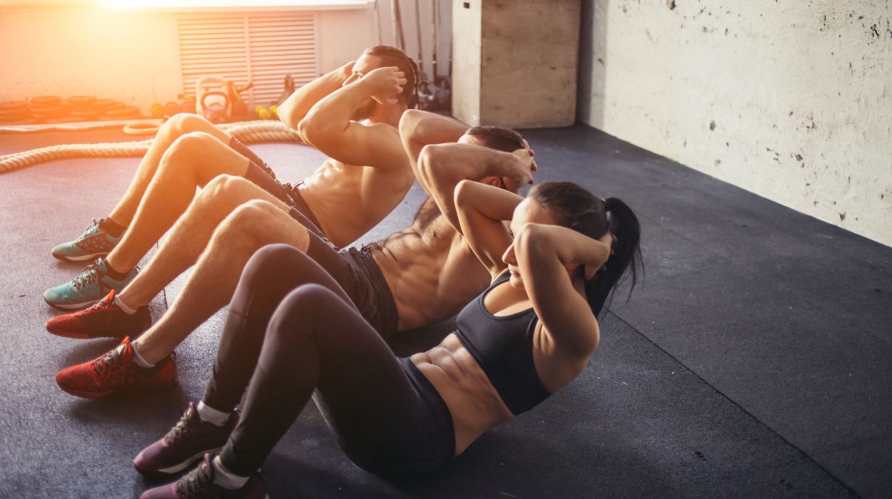 Sit ups to online lose weight