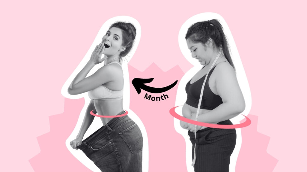 how to lose belly fat in a month