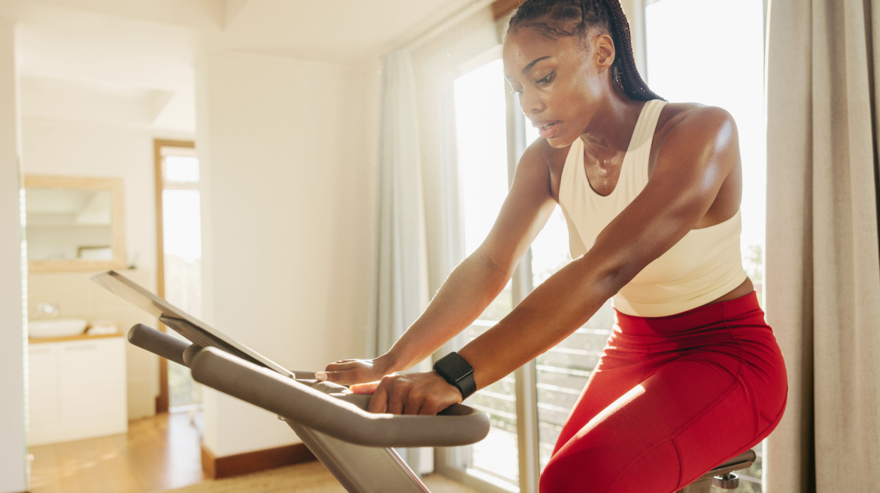 how long should you ride a stationary bike to lose belly fat
