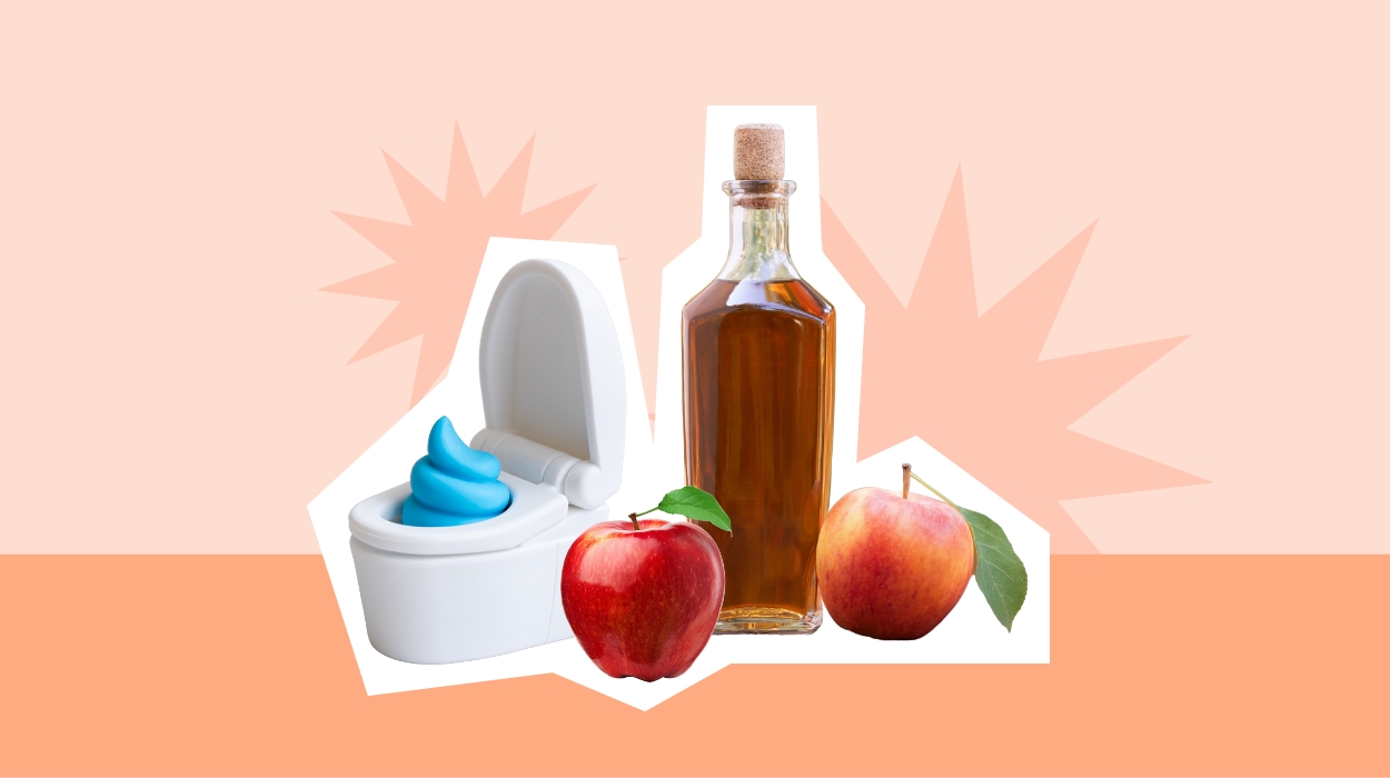 does apple cider vinegar make you poop